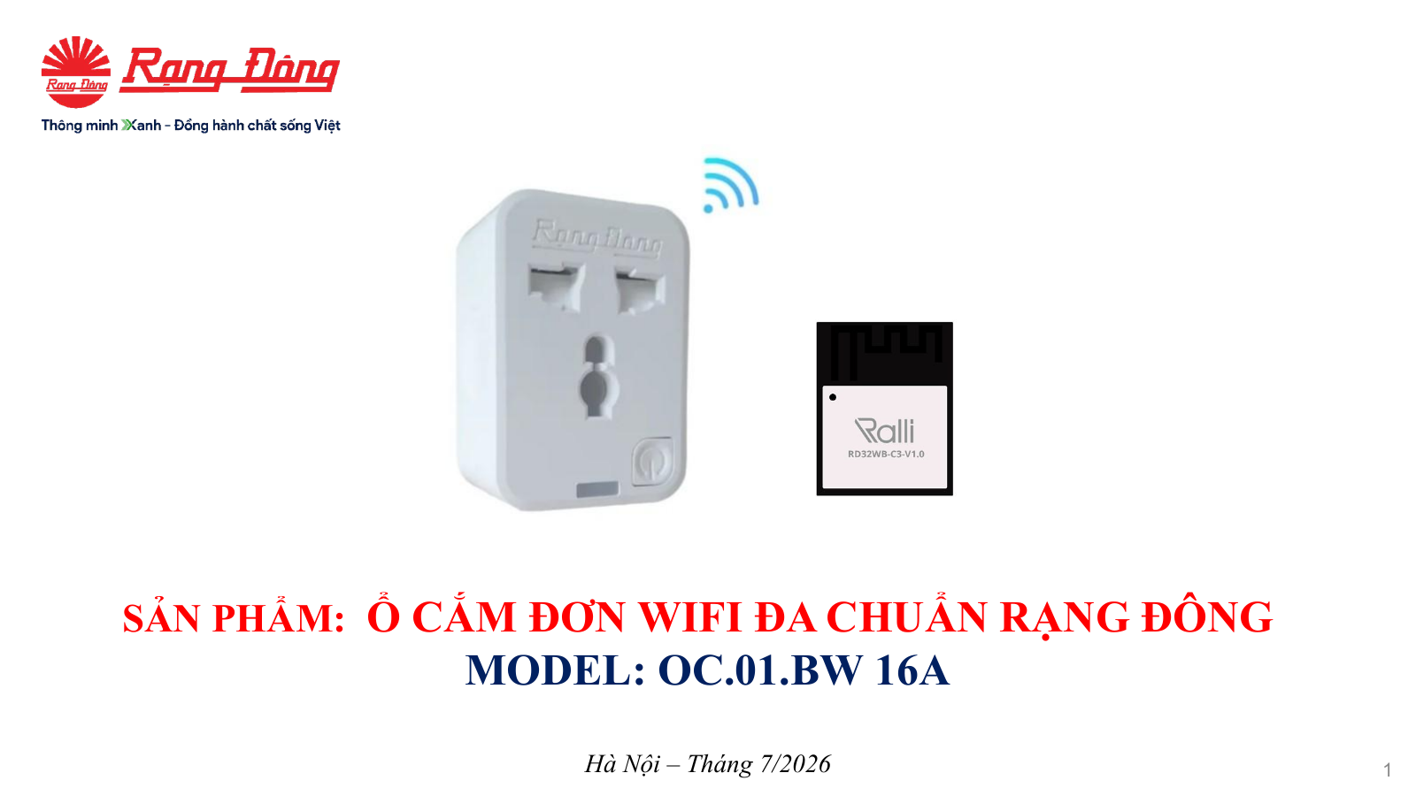 Ổ cắm đa chuẩn OC.01.BW